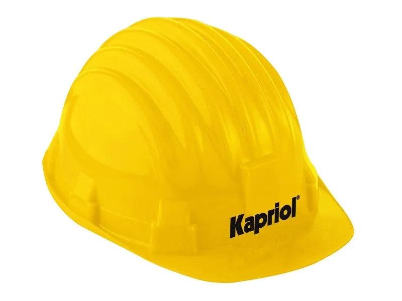 Casco da cantiere con visiera giallo Kapriol - Brico Sapiens - L' evoluzione del fai da te Casco da cantiere con visiera giallo Kapriol - Brico Sapiens - L' evoluzione del fai da te